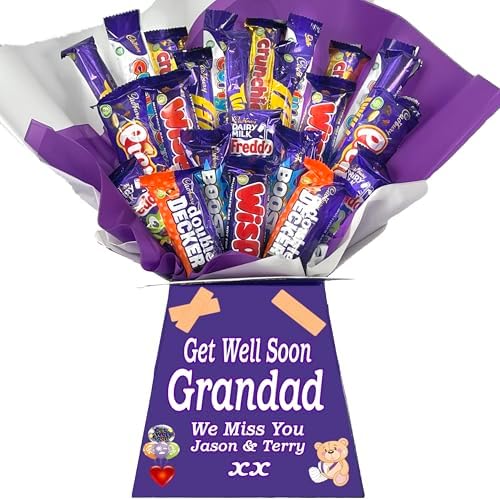 Personalized Chocolate Candy Hamper Gift Bouquet Made With FERRERO (red & gold)