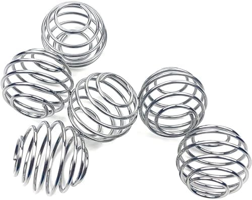6 Pcs Small Shaker Ball Formula Mixers,304 Stainless Steel Shaker Ball for Baby Bottles formula,Fits into Kids Nutrition Shake Bottles,Blender Mixing Ball Bottle(6 Pack) (6)
