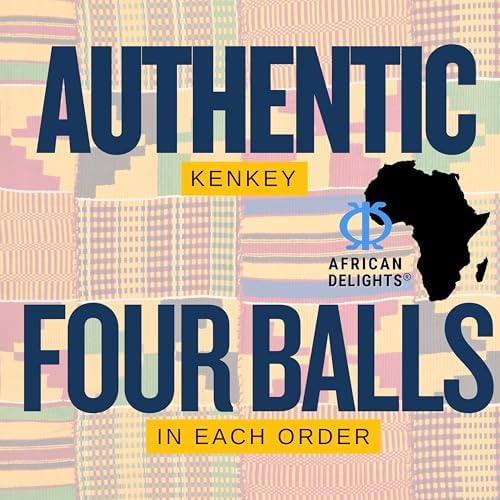 Wala GA Kenkey Authentic Kenkey - Ghanaian Food, African Food Kenkey | Delicious Kenkey, Accra Kenkey, and Wala Ga Kenkey for Cultural and Family Meals | Ga Kenkey Ghana | Four Balls of Kenkey