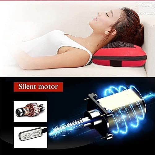 Back Massager, Shiatsu Neck Massage Pillow, Deep Tissue Kneading for Shoulder, Lower Back, Calf and Muscle Pain Relief, Use at Home, Office, and Car
