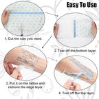 Tattoo Aftercare Bandage Roll 6 x 78 inch,Waterproof Healing Tattoo Wrap Protective Film Transparent,Second Skin