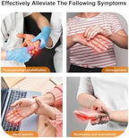 Rehabilitation Robotic Gloves for Stroke and Hemiplegia Recovery, Rechargeable Stroke Hand Recovery Device, Hand Function Training, Finger Exerciser Device for Arthritis Patients (Orange Left Hand M)