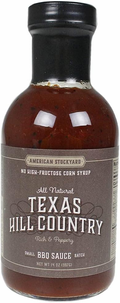 American Stockyard - Organic BBQ Sauce - Made in USA - 14oz Bottle - Family Friendly - Family Friendly - Handcrafted in Small Batches with All Natural Ingredients