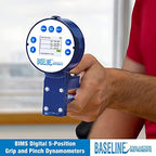 Baseline BIMS Digital 5-Position Pinch Dynamometer for Pinch Strength Testing and Evaluation Professional Hand Therapy
