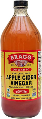 Bragg Organic Raw Apple Cider Vinegar, 32 Ounce - 1 Pack