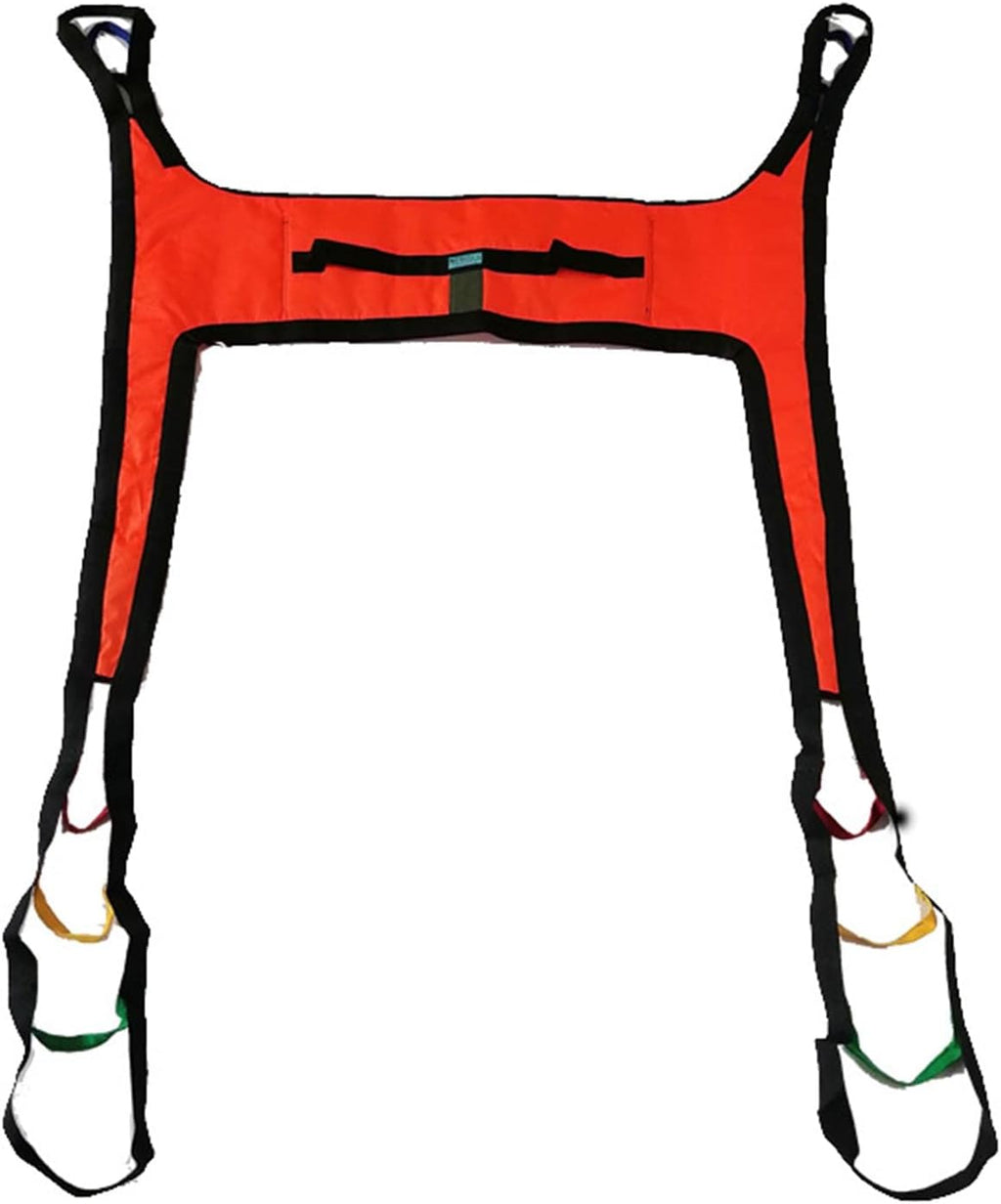 Toileting Sling Hoist Sling Patient Lifts Medical Lift Equipment Bariatric Handicap Lift Commode Sling with Four Point Support,B