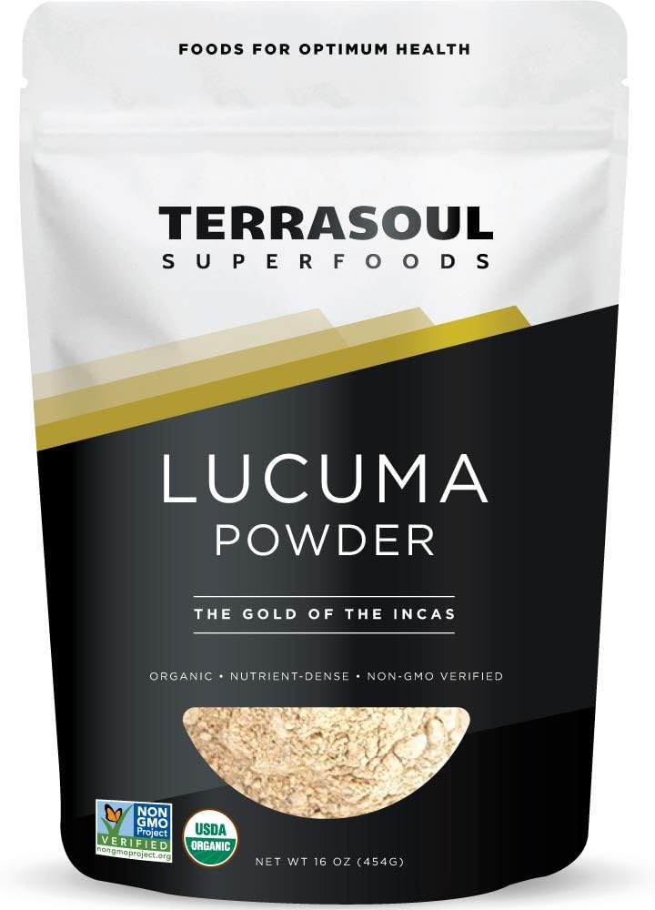 Terrasoul Superfoods Organic Lucuma Powder, 16 Oz - Sugar Substitute