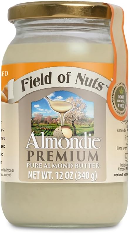 Almondie Almond Butter/Almond Milk Concentrate – Made from 100% peeled, pure and raw almonds without any additives, sugar or salt