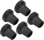 5Pcs 14mm Cane Tips, Anti-Skid Rubber Crutch Tips for Safe Walking, Durable Nonslip Cane Accessories, Good Grip for Enhanced Stability and Wear Resistance