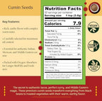 Shubhaavya Cumin Seeds Whole 3.5oz (100g) - Premium Indian Jeera | All Natural | Gluten Free | NON-GMO
