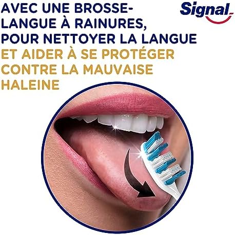Signal Toothbrush Medium Integral Protection 4 Units, Battery Powered