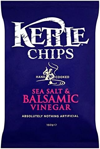 Kettle Chips Balsamic Vinegar & Sea Salt 150g - Pack of 2