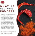 Spicy World Red Chili Powder Extra Hot 28oz (800g) JUMBO Value Pack - Just a Pinch Needed - Beautiful Color, Natural, Ground Red Chilies Powder, Authentic from India
