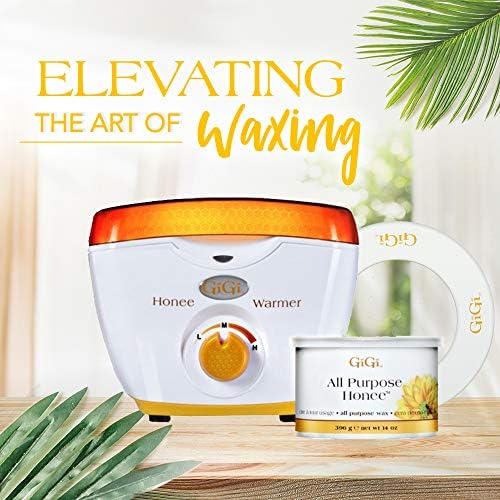 GiGi Hair Removal Wax Warmer, with All Purpose Honee, for 14 oz Wax Cans