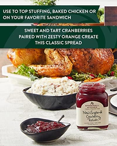 Stonewall Kitchen New England Cranberry Relish, 12 Ounce