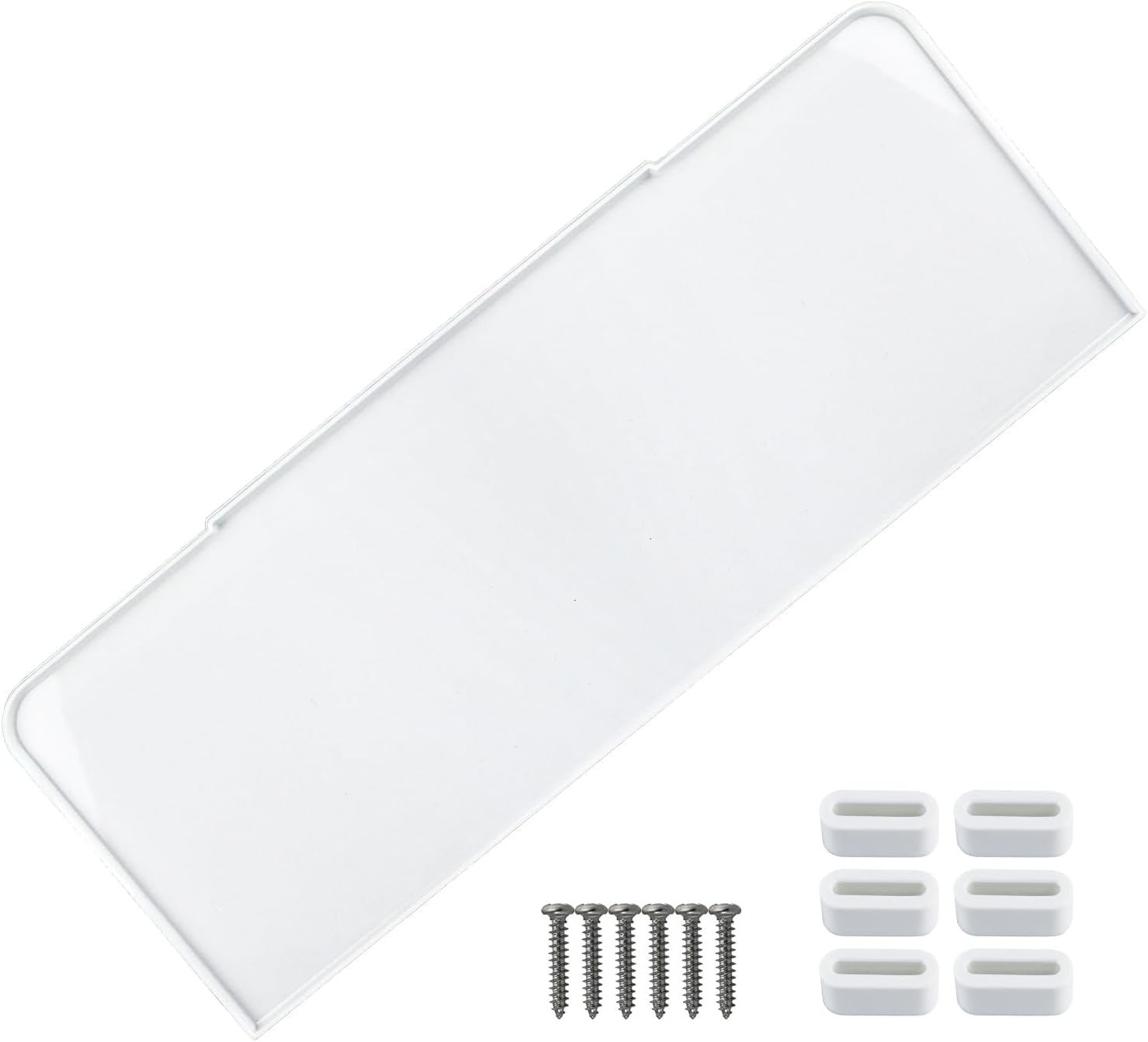 Comfortable Bathroom Toilet Tank Lid Bathroom Decor Accessories 40271 Universal Toilet Tank Replacement Cover（White）