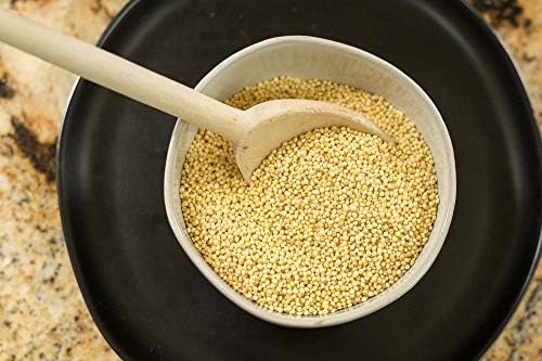 Whole Organic Hulled Millet Seed - 5lb Millet Organic Whole Grain Seed- Gluten-Free Grain for Porridge, Salads, Fruits - Non-GMO Packed w/proteins, fiber, & more