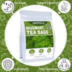 Jarteela - Mugwort Tea Bag, 2g x 50 Count - Pure Mugwort Herb - Natural Herbal Tea Bags for Digestion - Non-GMO - Caffeine-free Tea