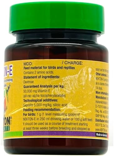 Nekton-E Vitamin E Supplement for Birds, 35gm