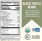 Mountain High Organics, Certified USDA Organic Dry Black Beans, Non-GMO, Vegan, Whole Dried Black Beans, Plant Based Protein and Fiber,1 lb (Pack of 1)