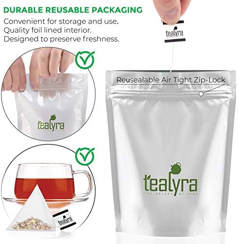 Tealyra - Blood Cleanser Tea - 25 Bags - Wellness Detox - Health Tonic - Dandelion - Ginger - Loose Leaf Herbal Tea - Natural Cleanse - Diuretic Tea - Caffeine-Free - 25 Sachets