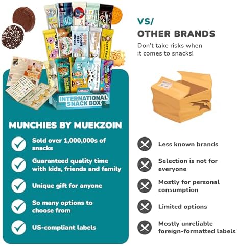 Midi International Food Hamper | Premium Exotic Foreign Foods | Unique Hampers & Gourmet Gift for Men and Women | American Alike Retro Turkish Foods | 12 Full-Size + 1 Bonus Snacks