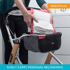 Stander Replacement Bag Accessory, Rolling-Walker Storage Pouch for Adults, Seniors, and Elderly, Machine-Washable Removable Basket, Compatible with Stander's Let's Go Indoor Rollator, Small