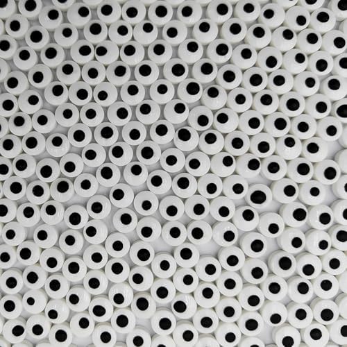 Homankit Edible Candy Eyeballs Eye Sprinkles for Cake Decorating, 7 mm Mini Eyeballs Sprinkles for Halloween Cupcake Toppers Baking Cookie Ice Cream Decorations Christmas Supplies