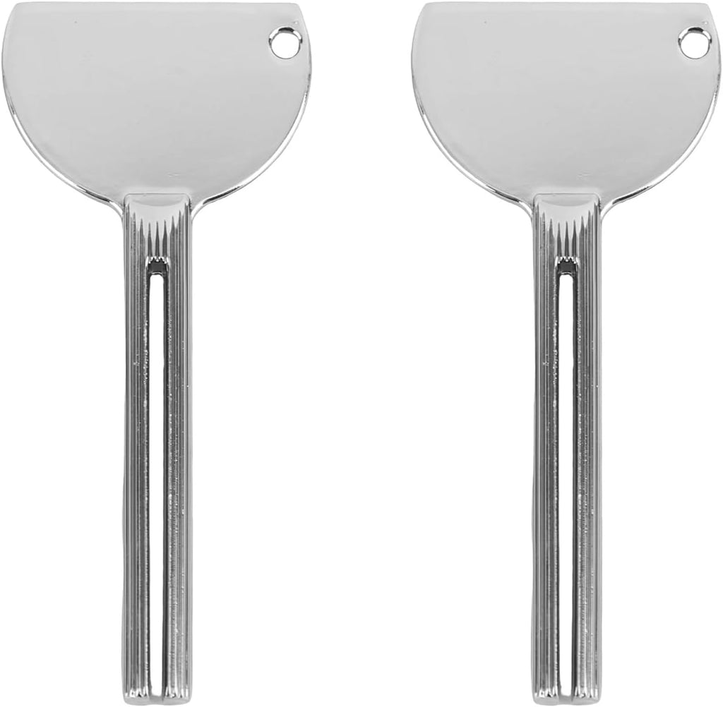 2pcs Metal Squeezer Key, Tube Squeezer Key Salon Manual Toothpaste Squeezing Tool Rolling Toothpaste Squeezers Bathroom Safety Aids and Accessories
