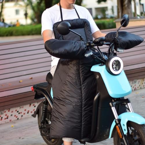 Motorcycle Warm Leg Cover Universal Scooter Windproof Leg Cover Bike Leg Lap Apron Cover Cold Weather Leg Protector Scooter Leg Apron Blanket Thermal E-Bike Windshield Quilt for Winter