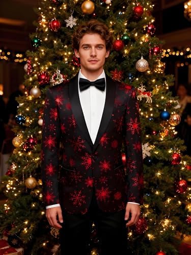 Hi-Tie Stylish Men Suit Jacket Blazer Shawl Lapel One Button Slim Fit Long Sleeve Jacket Tuxedo Party Dinner