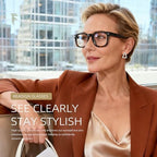 Square Reading Glasses for Women&Men - Acetate Tortoise - Tuscan Readers Chic & Modern Design FF-5748