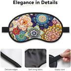 Colorful Boho Bohemian Mandala Flower Sleep Eye Mask, Comfortable Eyeshade for Sleeping, Cover Lightweight Funny Sleeping Blindfold for Men and Women