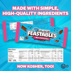 MrBeast Feastables Milk Chocolate Bar, King Size, 10 Count, Creamy Milk Chocolate Candy, Fairtrade Cocoa, 2.1oz Each