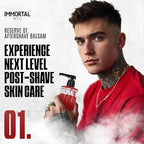 Immortal NYC Reserve 01, Aftershave Balm for Men- Moisturizing & Soothing Formula After Shaving- Spicy Floral Aftershave For Men- 17 oz