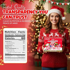 Christmas Candy Mini Canes Stocking Stuffer Red and White Peppermint Sticks Candy Canes Individually Wrapped Bulk Christmas Candy for Décor, Parties & Gifts – 100 Count