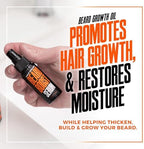 Wild Willies Beard Growth Serum for Men - Natural Beard Serum with Biotin, Caffeine & Essential Beard Oil for Fuller, Thicker Facial Hair Enhancer - Daily Grooming, Nourishes & Hydrates Facial Hair