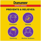 Dramamine All Day Less Drowsy, Motion Sickness Relief, 8 Count, 3 Pack