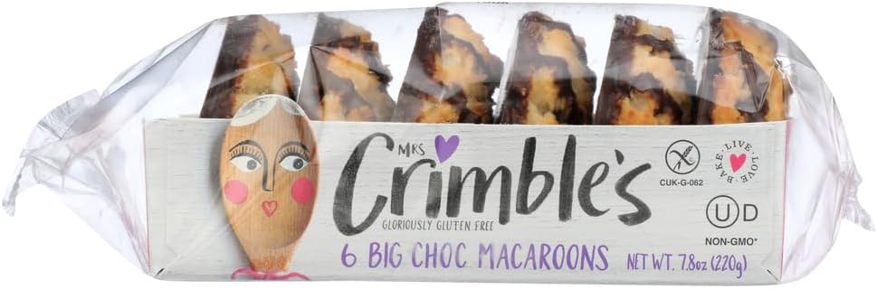 Mrs. Crimble's Chocolate Macaroons 7.8 oz each (1 Item Per Order)