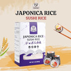52USA Sushi Rice 2 Pound (32 Ounce), Premium Short Grain Rice, White Sticky Rice for Sushi and Japanese Food, Gluten-Free, Vegan