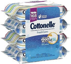 Cottonelle Fresh Care Flushable Cleansing Cloths, 42 Sheets, Count of 4 (packaging may vary)