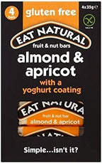Eat Natural Gluten Free Almonds Apricots & Yoghurt Bars 4 x 35g - Pack of 2