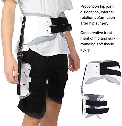 Hip Stabiliser Support Orthosis Braces, Sciatica Pain Relief Thigh Hip Brace Postoperative Orthotics Groin Compression Wrap for Hip Pain Relief