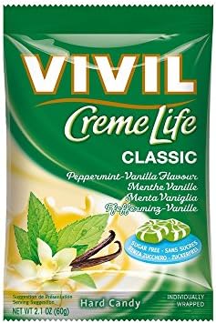 Vivil Crème Life Classic Sugar Free Peppermint & Vanilla Crème 60g