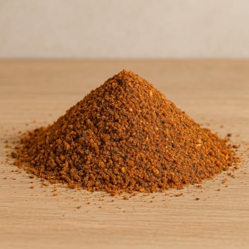 JEB FOODS Suya Spice 8oz - African suya seasoning - sweet flavor, spicy powder, grilled steak seasoning blend (with kuli kuli – grounded roasted peanut cake) (SUYA PEPPER 8oz)