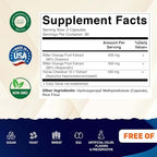 Vitamatic Diosmin Hesperidin 1000mg with Horse Chestnut Extract 100 mg – 180 Capsules – Citrus Bioflavonoids Complex – Non-GMO – Made in USA