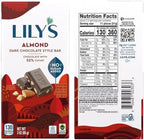 Lily’s Dark Chocolate Lovers Variety Pack – 6 Pack (Dark Almond, Etra Dark 70%, Dark 70% Sea Salt, Salted Almond, 85%, Intensely Dark 92%)