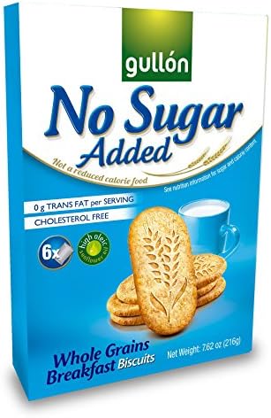 Gullon No Sugar Added Breakfast Biscuits with Whole Grains (216g)