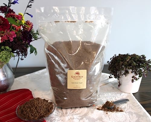 Kauffman Orchards Old-Fashioned Dark Brown Sugar, 5 Pound Bag