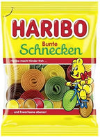 HARIBO Candy | HARIBO Colorful Snails | HARIBO Gummies | HARIBO Gummi Candy | 5,6 Ounce Total